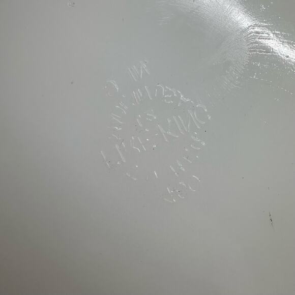 Vintage Fire King 3 Pcs-Bread Loaf Pan/Cake Pan/Split Platter Dish Peach White - Picture 14 of 16